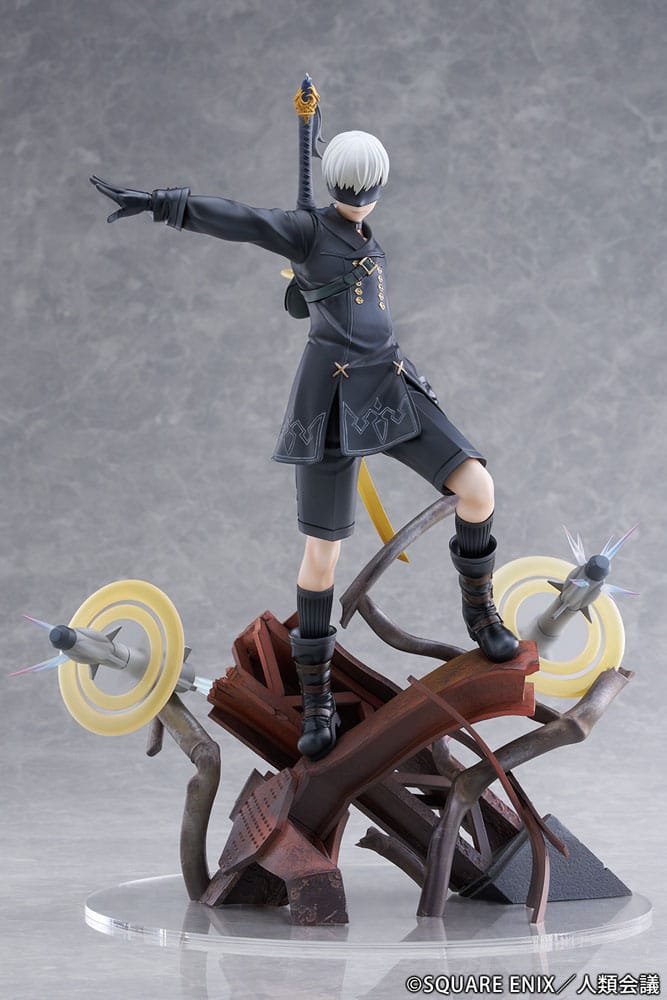 NieR:Automata Ver1.1a statuette PVC 1/7 YoRHa No. 9 Type S Covering Fire 31 cm
