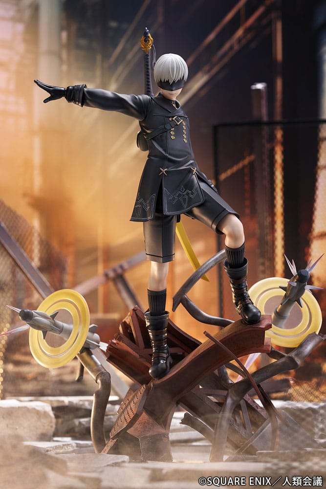 NieR:Automata Ver1.1a statuette PVC 1/7 YoRHa No. 9 Type S Covering Fire 31 cm