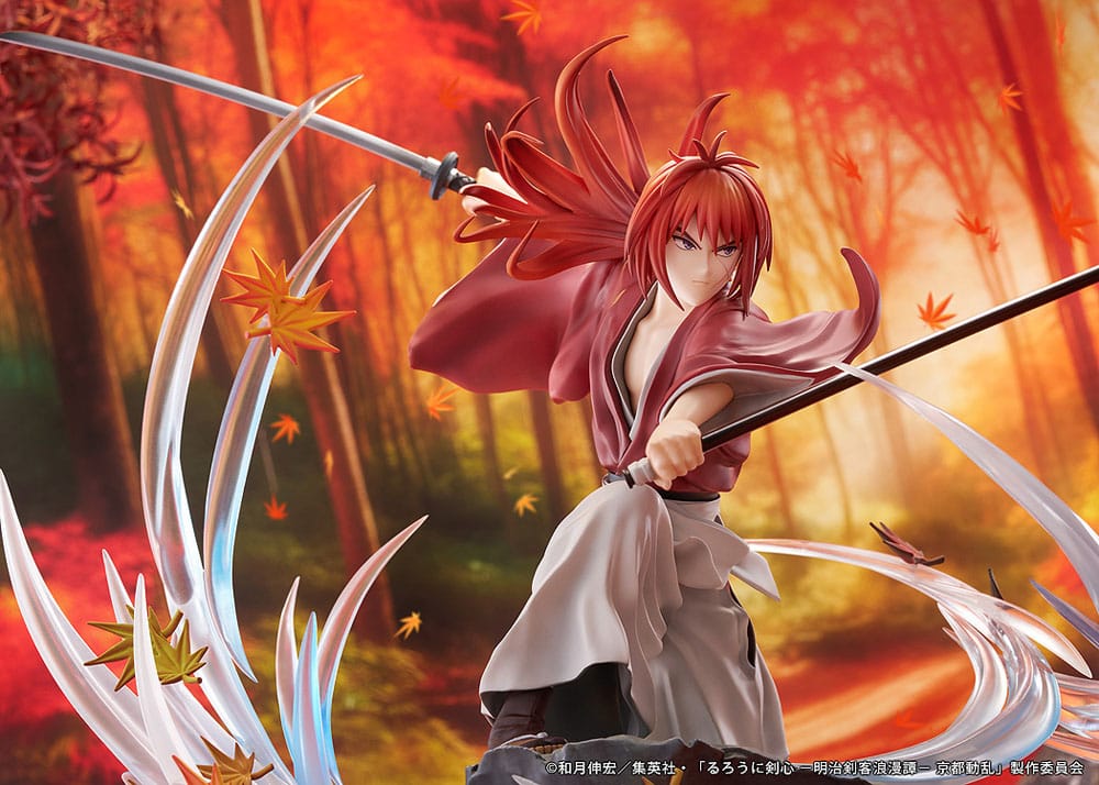 Rurouni Kenshin: Meiji Kenkaku Romantan Kyoto Douran statuette PVC 1/7 Kenshin Himura Souryusen Ver. 27 cm