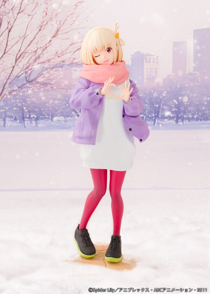 Lycoris Recoil statuette PVC 1/7 Chisato Nishikigi Winter Ver. 23 cm