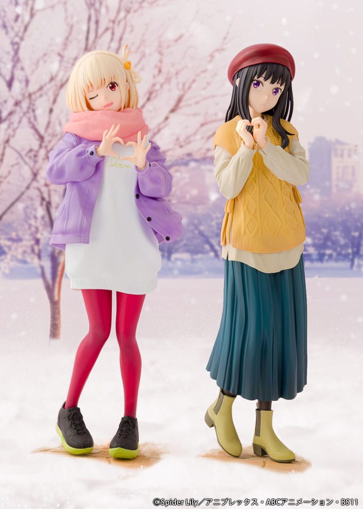 Lycoris Recoil statuette PVC 1/7 Chisato Nishikigi Winter Ver. 23 cm