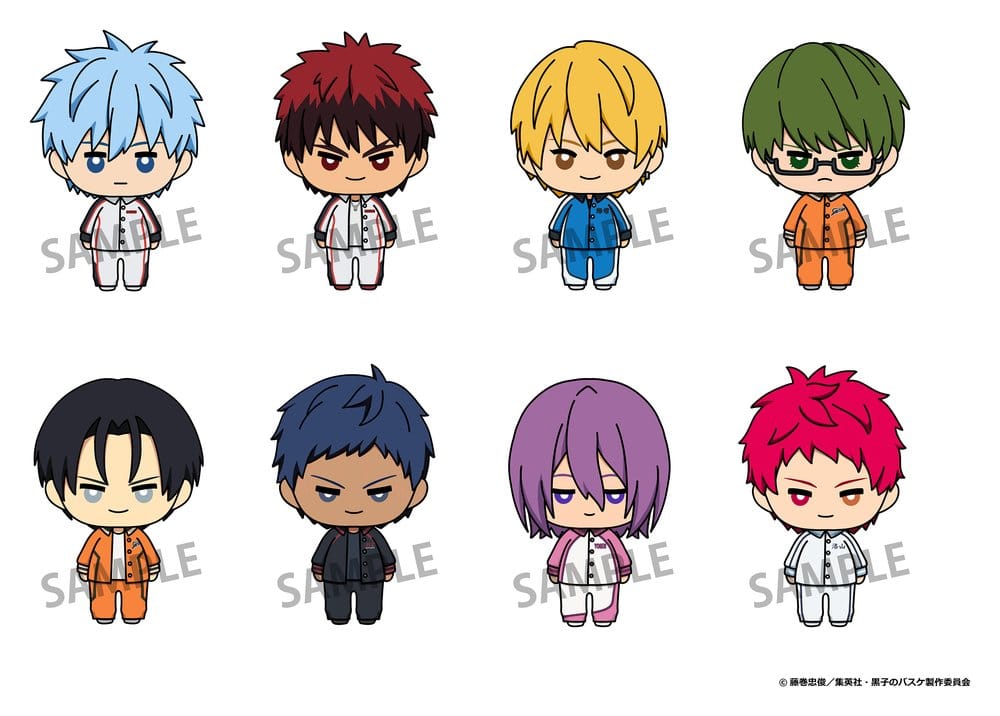 Kuroko's Basketball présentoir boîte-mystère figurines mini Nyokinto Mascot 6 cm (8)