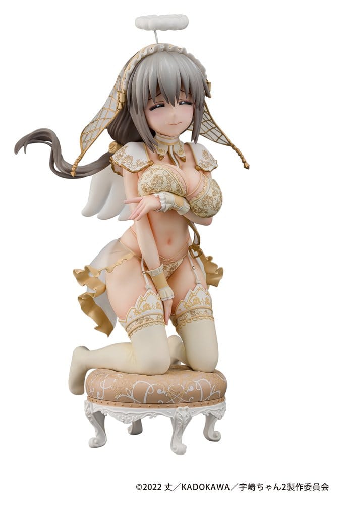Uzaki-chan Wants to Hang Out! statuette PVC 1/7 Tsuki Uzaki Angel Ver. 19 cm