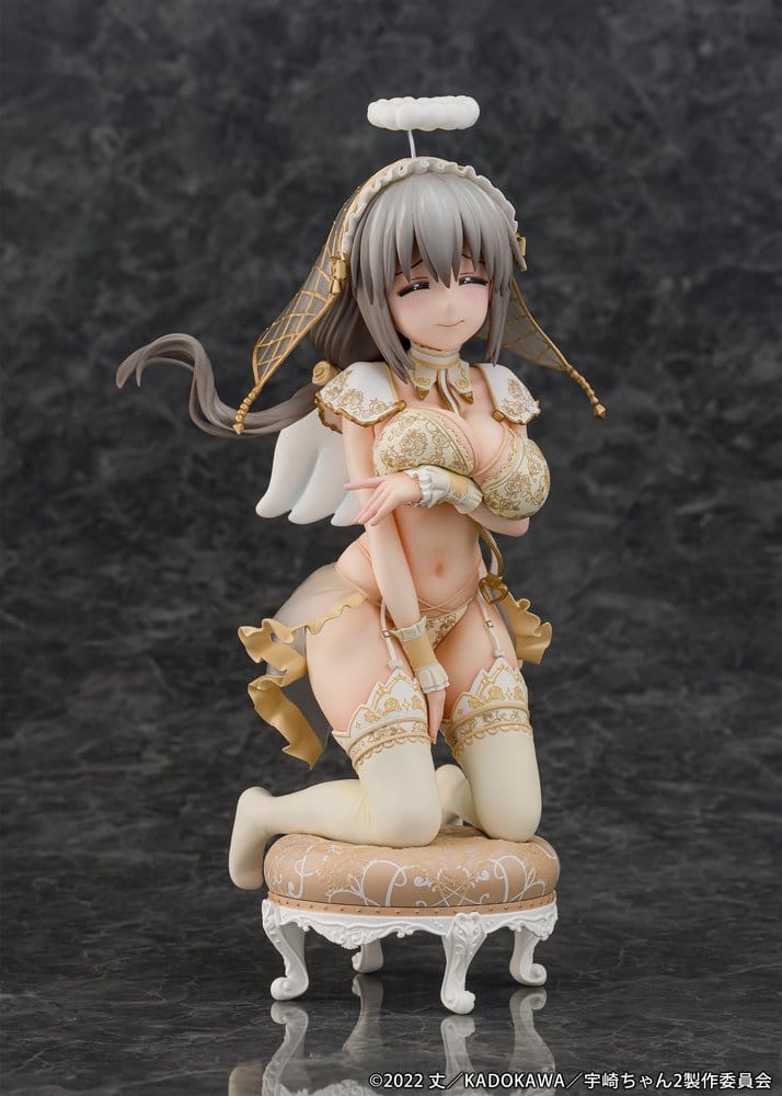 Uzaki-chan Wants to Hang Out! statuette PVC 1/7 Tsuki Uzaki Angel Ver. 19 cm