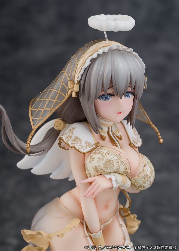 Uzaki-chan Wants to Hang Out! statuette PVC 1/7 Tsuki Uzaki Angel Ver. 19 cm