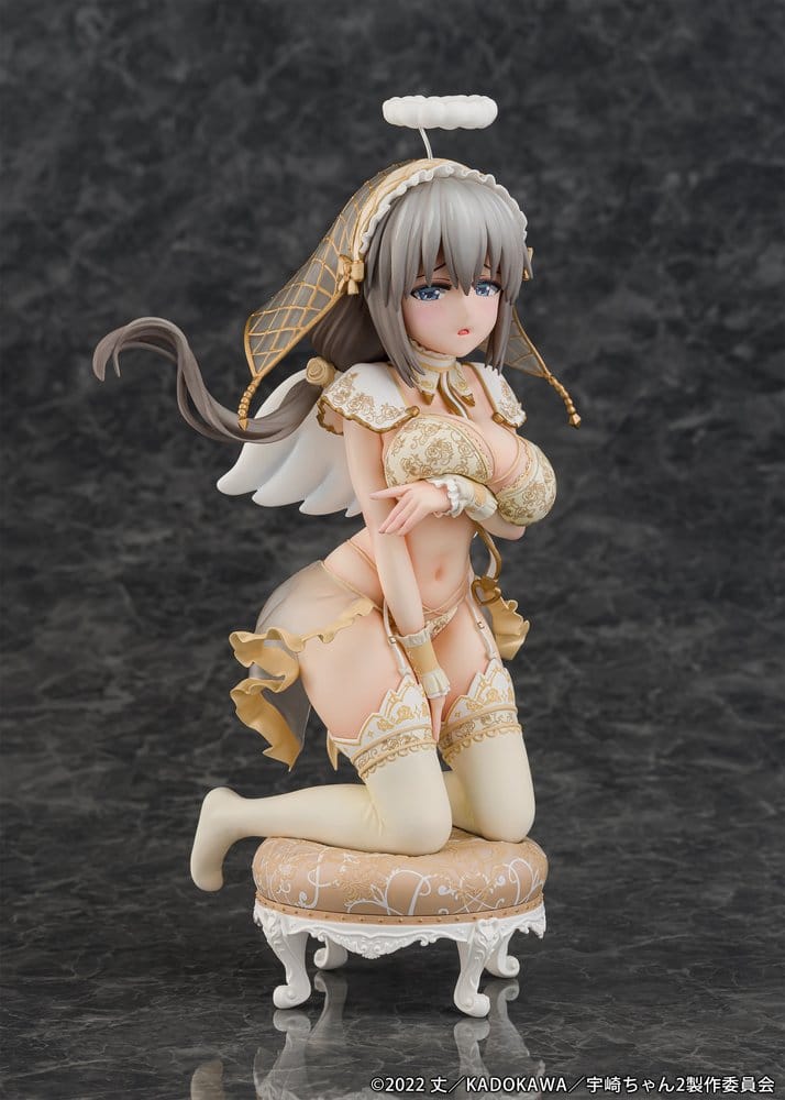 Uzaki-chan Wants to Hang Out! statuette PVC 1/7 Tsuki Uzaki Angel Ver. 19 cm