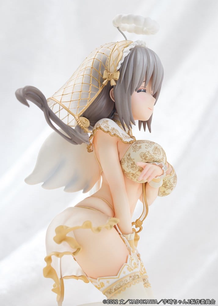 Uzaki-chan Wants to Hang Out! statuette PVC 1/7 Tsuki Uzaki Angel Ver. 19 cm