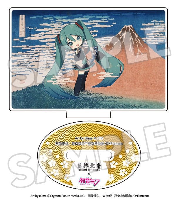 Katsushika Hokusai x Hatsune Miku assortiment boîte-mystère figurines acrylique 5 cm (8)