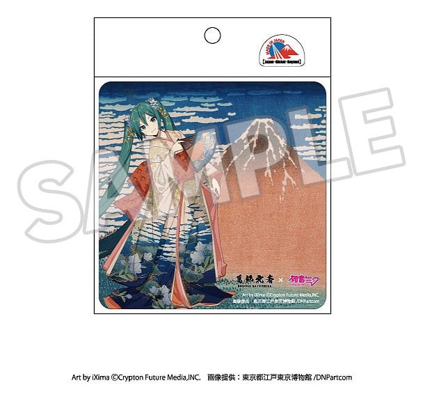 Katsushika Hokusai x Hatsune Miku aimant Car Thirty-six Views of Mount Fuji Fine Wind, Clear Morning