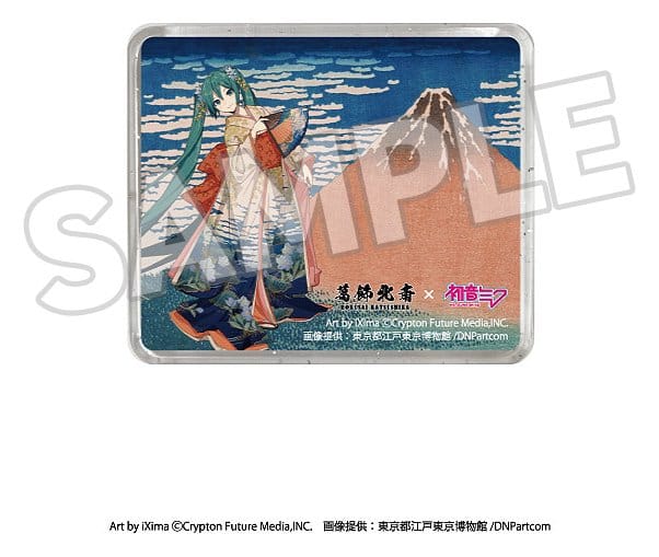 Katsushika Hokusai x Hatsune Miku aimant 3D Thirty-six Views of Mount Fuji Fine Wind, Clear Morning