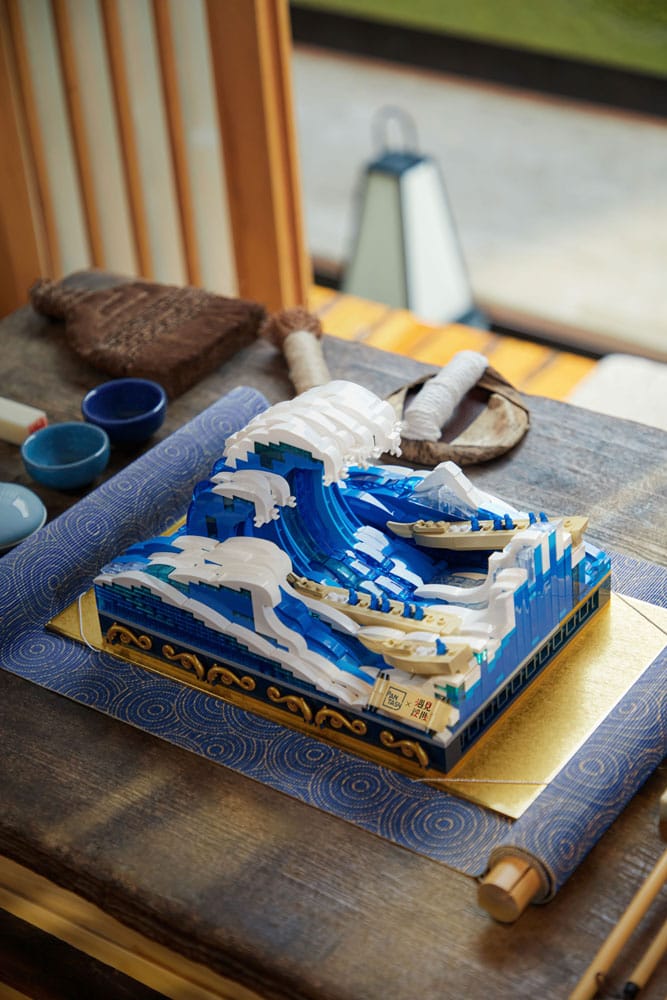 Pantasy Original Jeu de construction The Great Wave Of Kanagawa