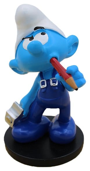 Les Schtroumpfs Statue Schtroumpf Bricoleur 11 cm
