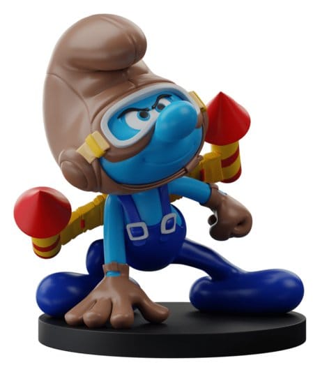 Les Schtroumpfs Statue Schtroumpf Jetpack 10 cm