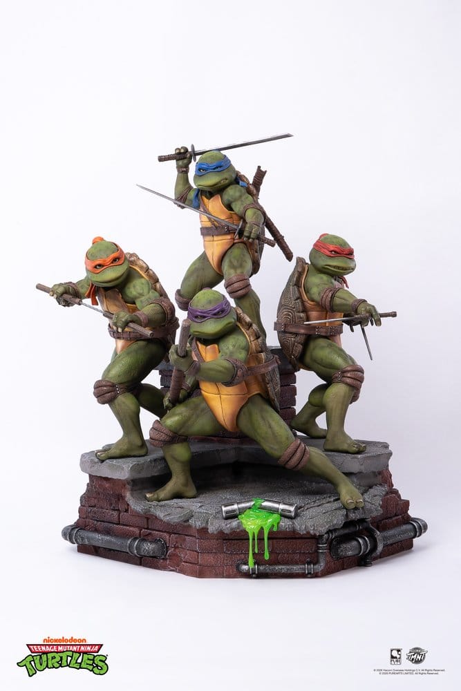 Les Tortues Ninja statuette 1/6 Movie Diorama 51 cm