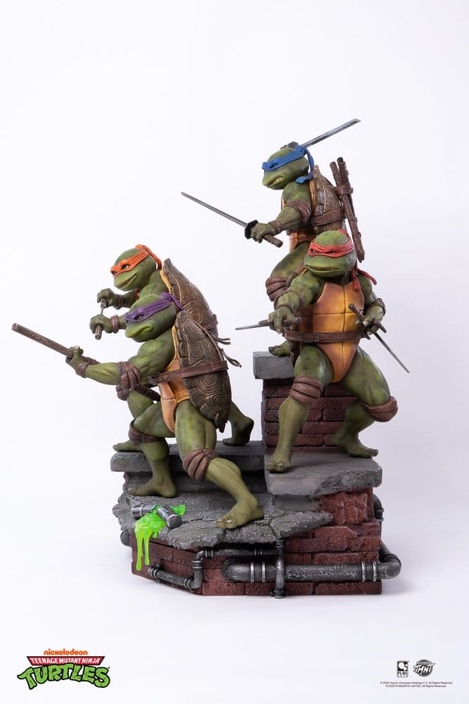 Les Tortues Ninja statuette 1/6 Movie Diorama 51 cm