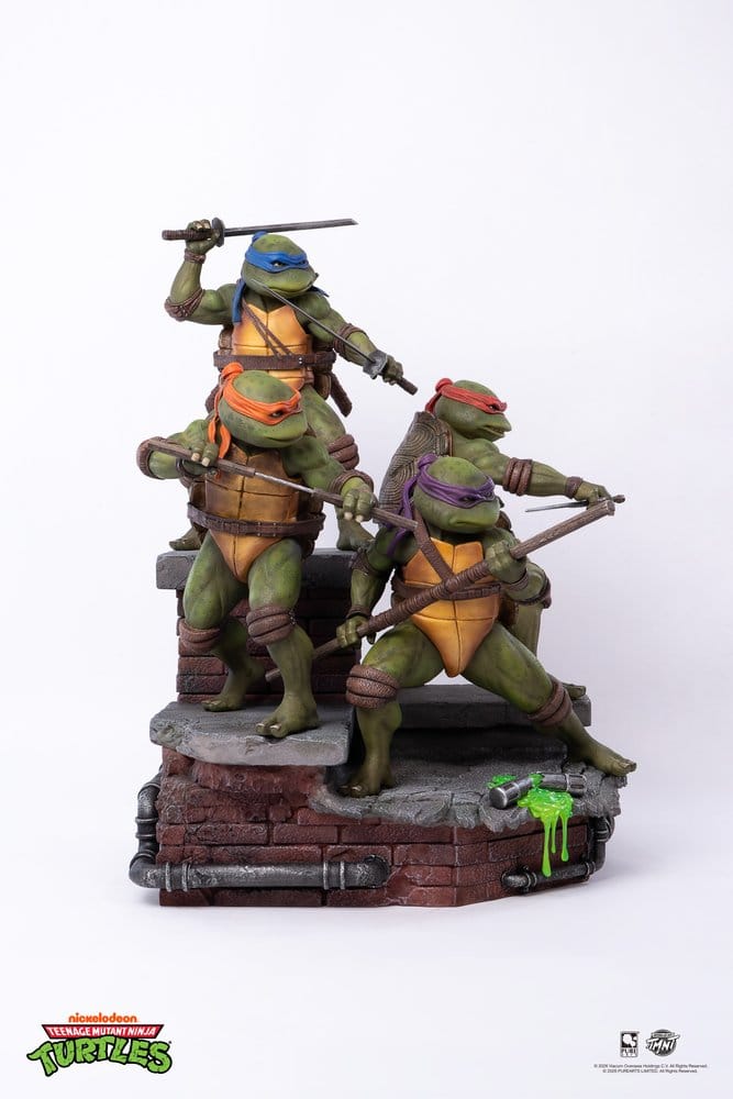 Les Tortues Ninja statuette 1/6 Movie Diorama 51 cm