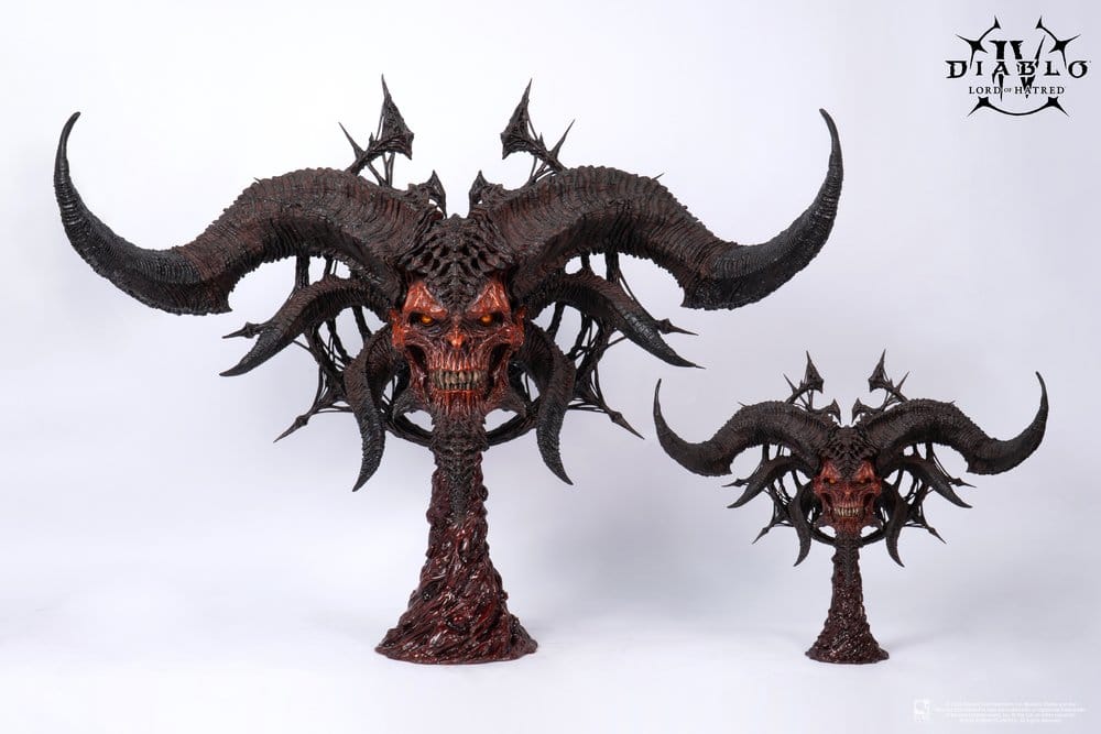 Diablo IV réplique 1/2 Scale Art Mask Mephisto 43 cm