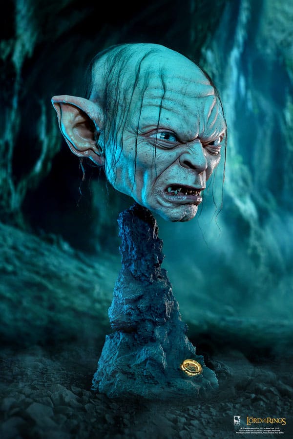 Le Seigneur des Anneaux réplique 1/1 Scale Art Mask Gollum Exclusive Edition 47 cm