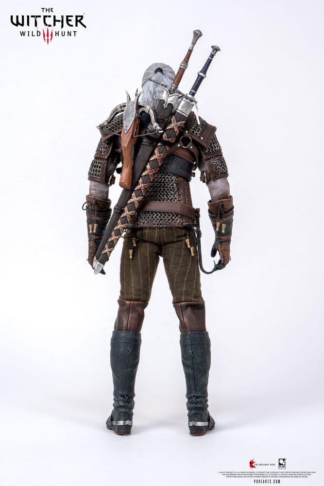 PureArts - 1:6 Articulated Figures - The Witcher 3 : Wild Hunt - Geralt de Riv Figurine 30cm