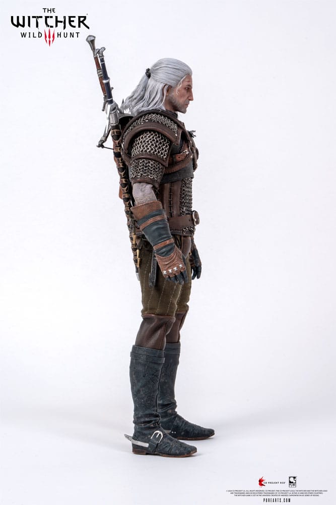 PureArts - 1:6 Articulated Figures - The Witcher 3 : Wild Hunt - Geralt de Riv Figurine 30cm