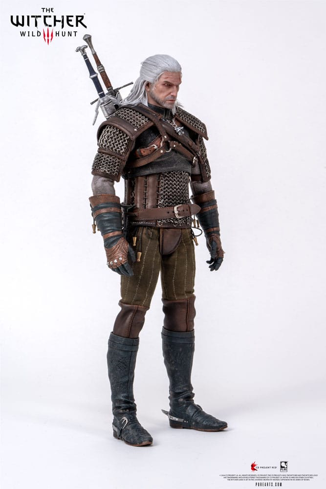 PureArts - 1:6 Articulated Figures - The Witcher 3 : Wild Hunt - Geralt de Riv Figurine 30cm