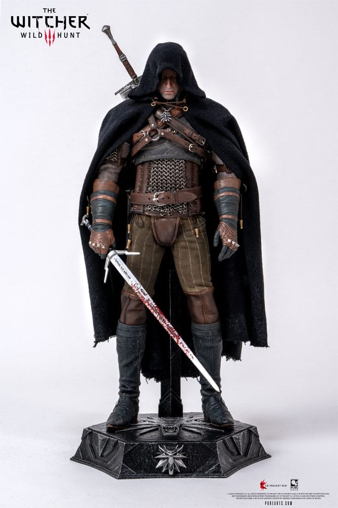 PureArts - 1:6 Articulated Figures - The Witcher 3 : Wild Hunt - Geralt de Riv Figurine 30cm