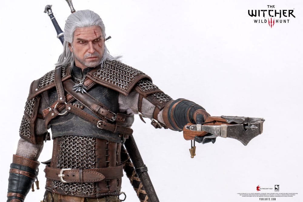 PureArts - 1:6 Articulated Figures - The Witcher 3 : Wild Hunt - Geralt de Riv Figurine 30cm