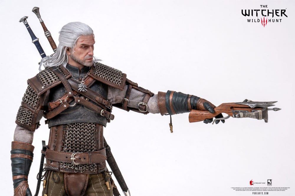 PureArts - 1:6 Articulated Figures - The Witcher 3 : Wild Hunt - Geralt de Riv Figurine 30cm