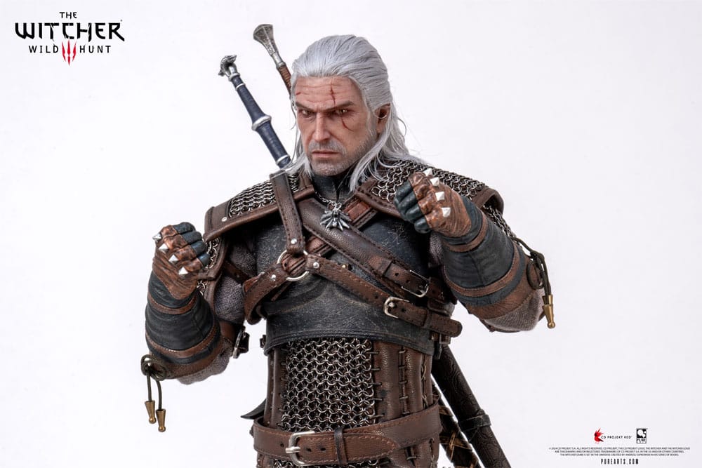 PureArts - 1:6 Articulated Figures - The Witcher 3 : Wild Hunt - Geralt de Riv Figurine 30cm