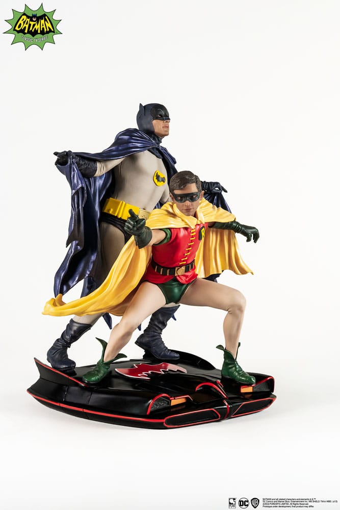 PureArts - 1:8 Scale Statues - Batman '66 - Batman et Robin Statue 23cm