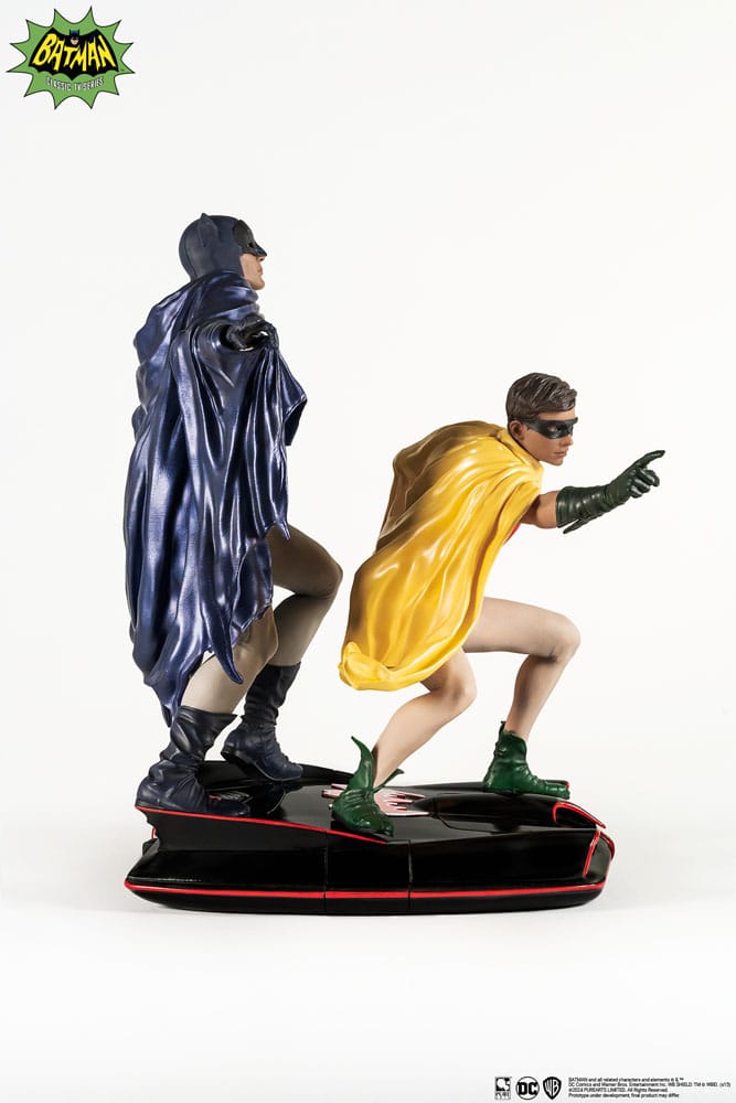 PureArts - 1:8 Scale Statues - Batman '66 - Batman et Robin Statue 23cm