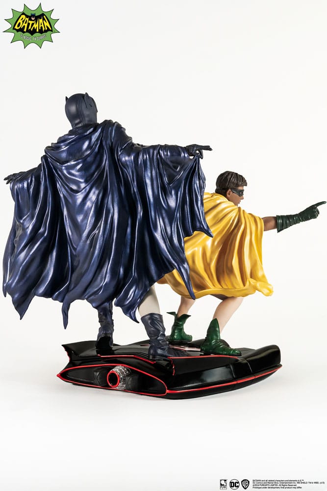 PureArts - 1:8 Scale Statues - Batman '66 - Batman et Robin Statue 23cm