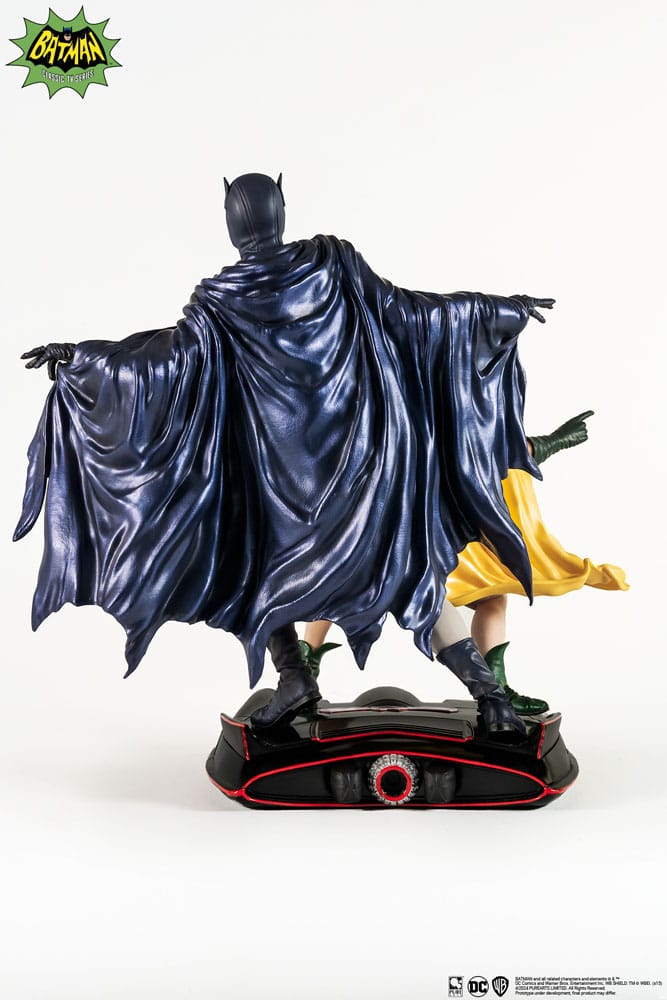 PureArts - 1:8 Scale Statues - Batman '66 - Batman et Robin Statue 23cm