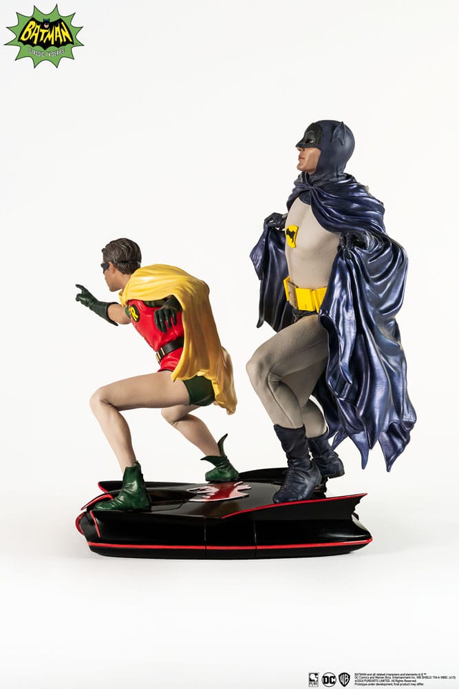 PureArts - 1:8 Scale Statues - Batman '66 - Batman et Robin Statue 23cm