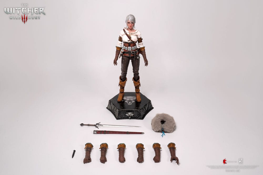 PureArts - 1:6 Articulated Figures - The Witcher 3 : Wild Hunt - Ciri of Cintra Figurine 30cm