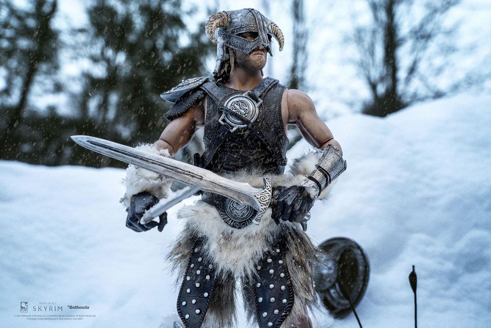 PureArts - 1:6 Articulated DELUXE Figures - Elder Scrolls V Skyrim - Dragonborn Figurine 32cm