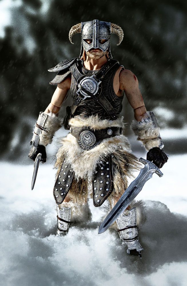 PureArts - 1:6 Articulated DELUXE Figures - Elder Scrolls V Skyrim - Dragonborn Figurine 32cm