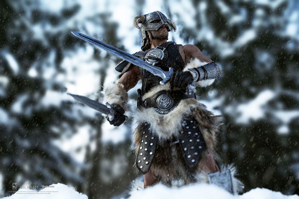 PureArts - 1:6 Articulated DELUXE Figures - Elder Scrolls V Skyrim - Dragonborn Figurine 32cm