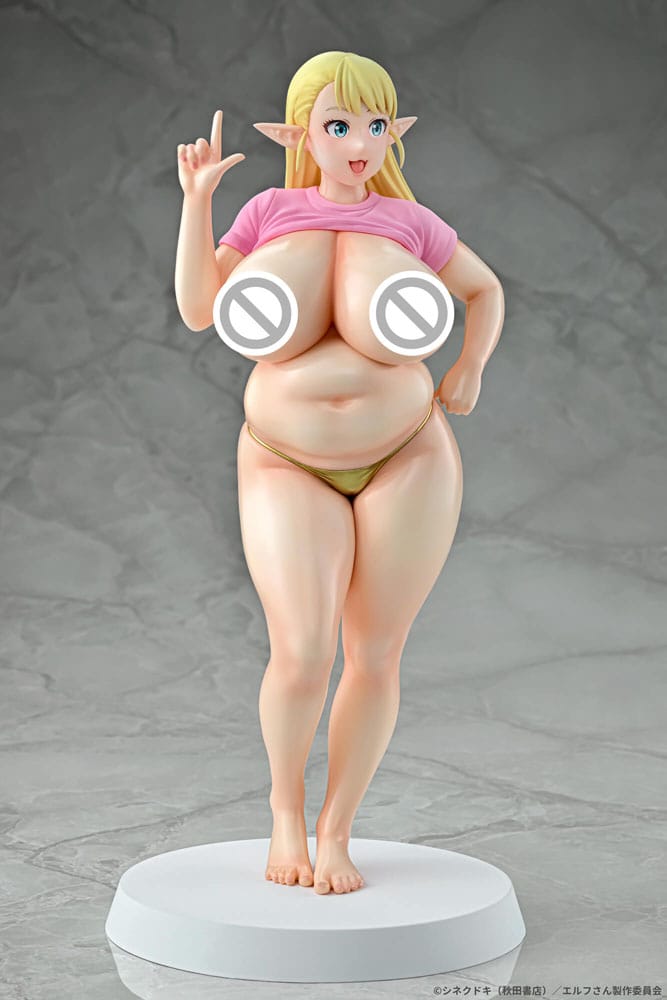 Statuette PVC 1/7 Plus-Sized Elf Elfuda Gold Ver. 26 cm
