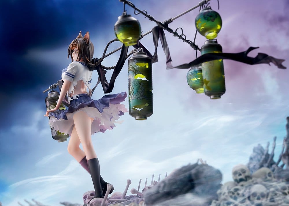 Comics Bakemonogatari figurine PVC 1/7 Tsubasa Hanekawa 26 cm