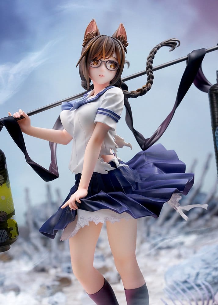 Comics Bakemonogatari figurine PVC 1/7 Tsubasa Hanekawa 26 cm
