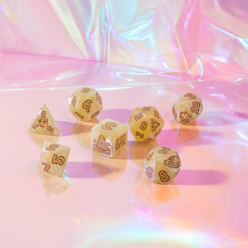 Capybara Set de 7 Dés Sleepie