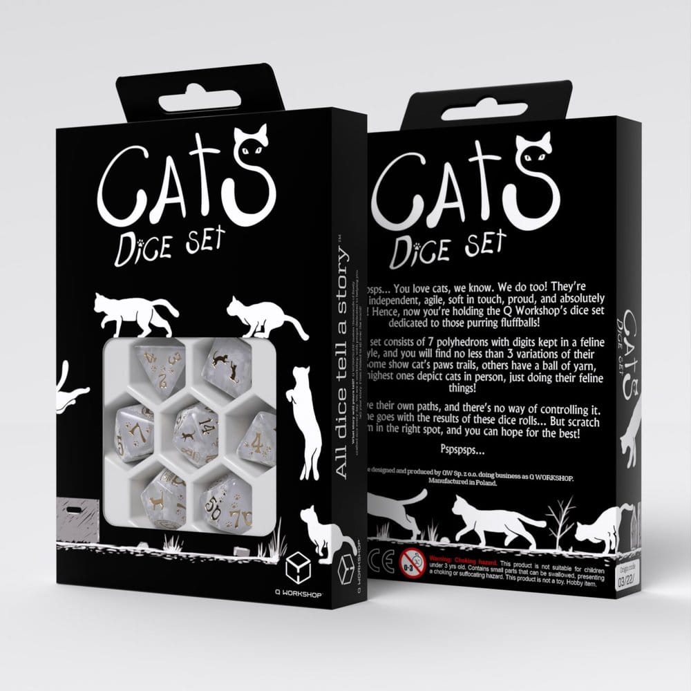 CATS Set de 7 Dés Purrl