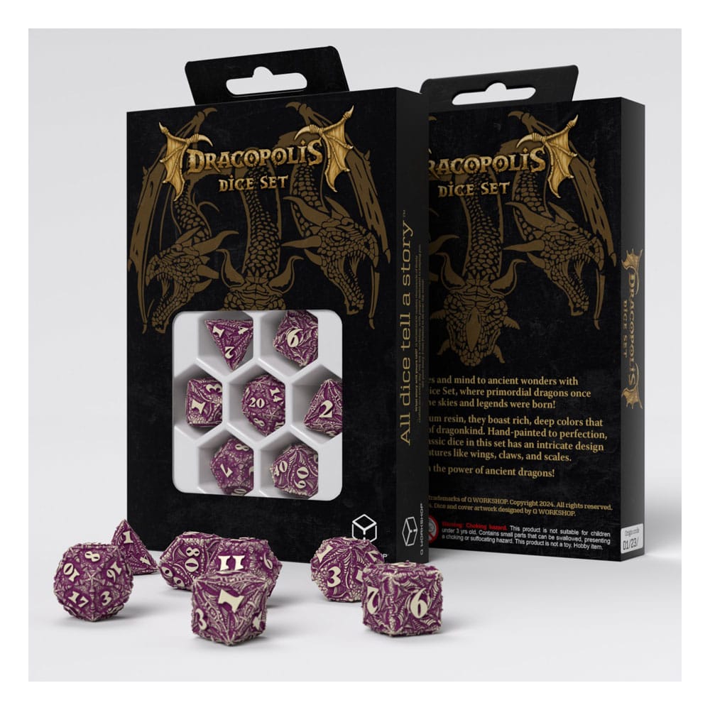 Dracopolis pack dés The Yucatan Featherwing (7)
