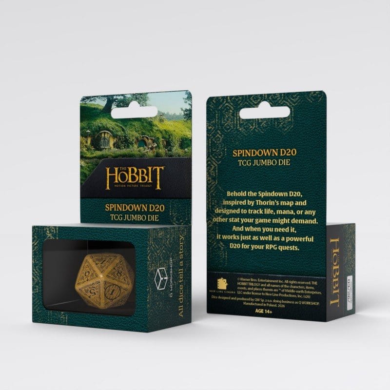 Le Hobbit Spindown jumbo dé Solaris TCG D20