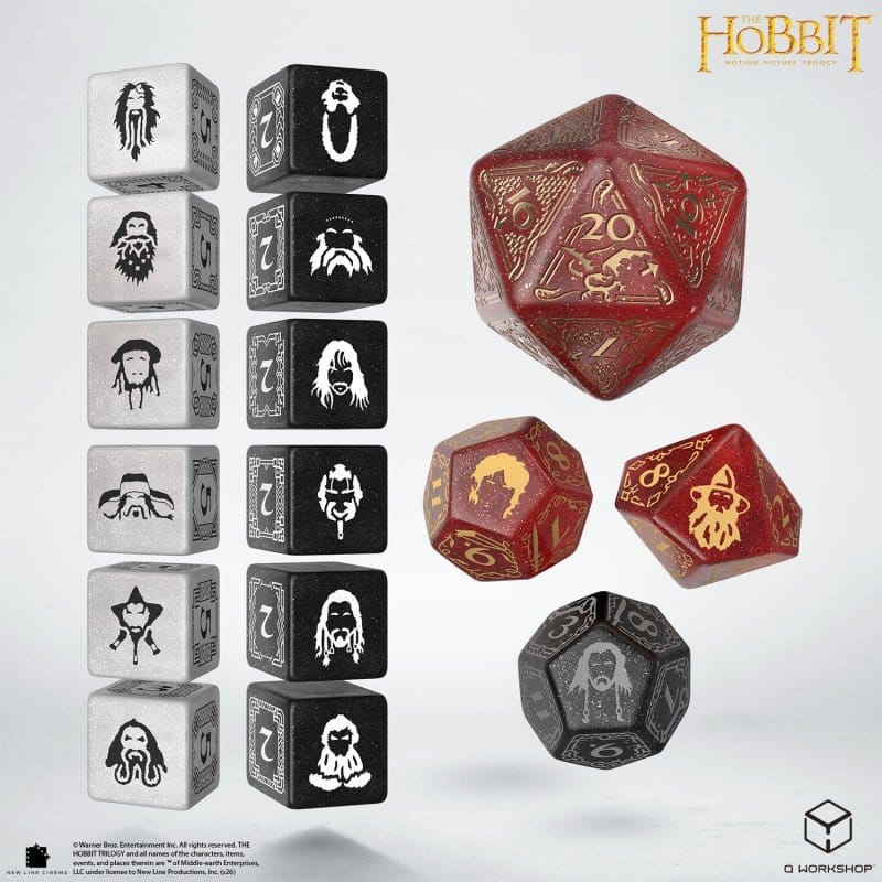 Le Hobbit TCG set de 16 dés Ember Hearth