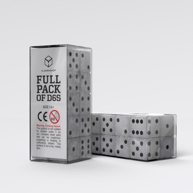 Q Workshop pack dés Full Pack D6 Pearl (20)