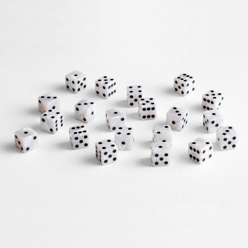 Q Workshop pack dés Full Pack D6 Pearl (20)