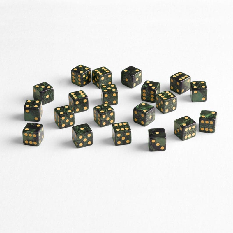 Q Workshop pack dés Full Pack D6 Vert (20)