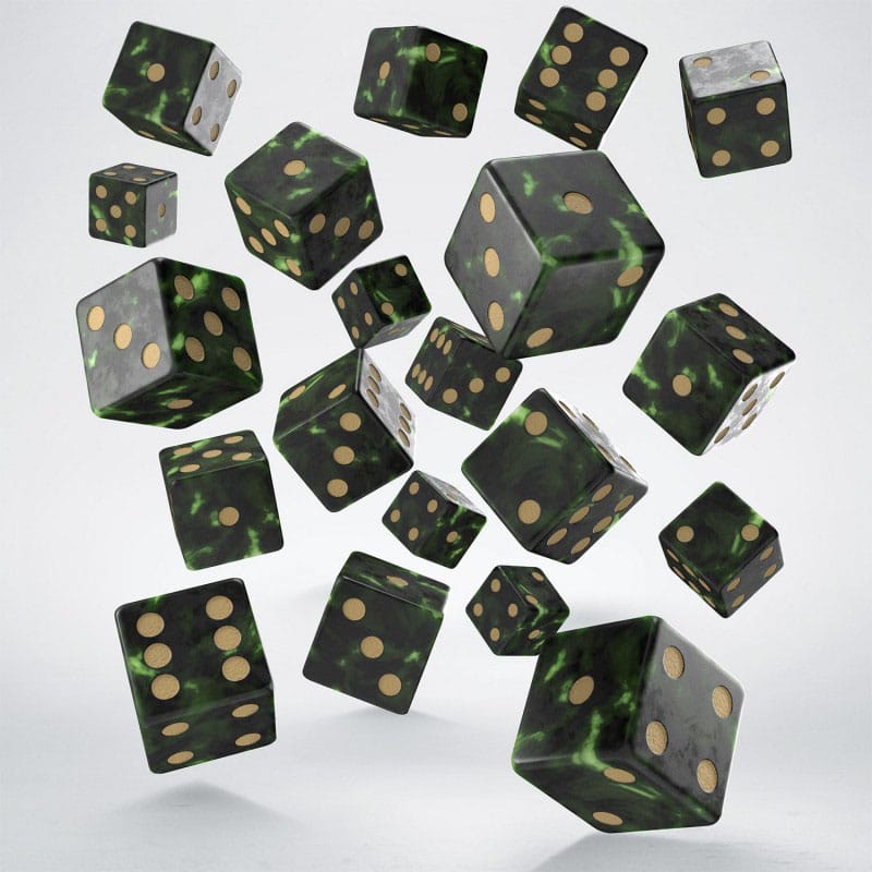 Q Workshop pack dés Full Pack D6 Vert (20)